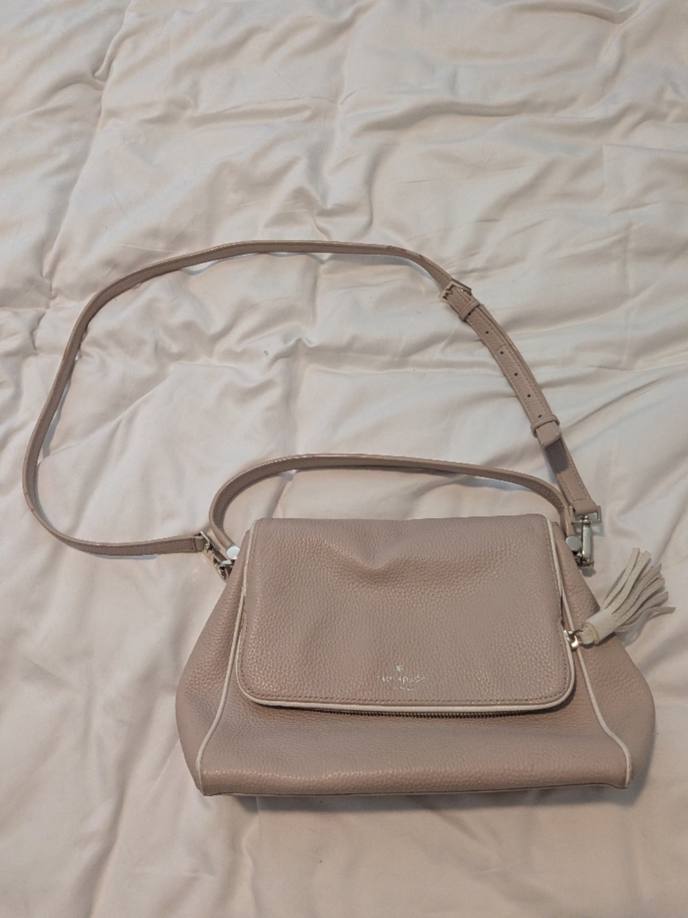 Kate Spade Pebbled Leather Crossbody/Shoulder bag (both straps included)